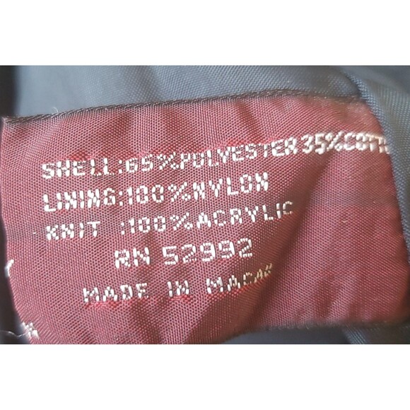 JORDACHE VINTAGE-STYLE OLIVE GREEN BOMBER JACKET SIZE 42 Classic Military Design - Picture 9 of 11